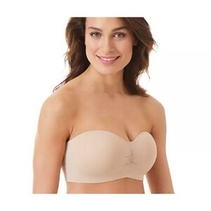 NWT Bali SM Comfort Revolution Convertible Strapless Wireless Bra DF6583 93228
